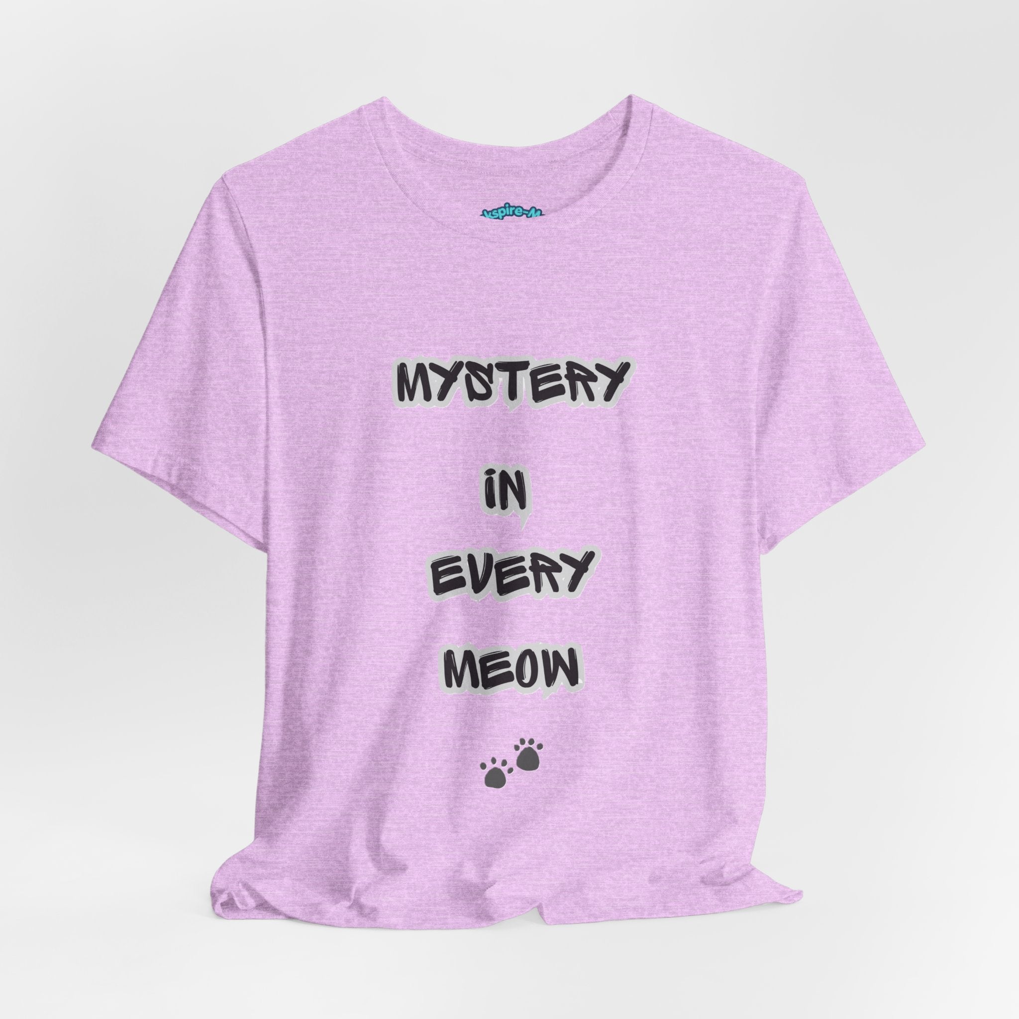 Mystery In Every Meow T-Shirt — Cute Cat Paw Graphic Tee for Cat Lovers