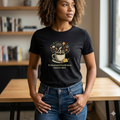 Professional Overthinker T‑Shirt – Coffee & Ideas Graphic Tee for Thoughtful Souls | Soft Cotton Crew