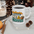 Me and Coffee Morning Meeting Mug | Cute Coworker Gift Coffee Cup